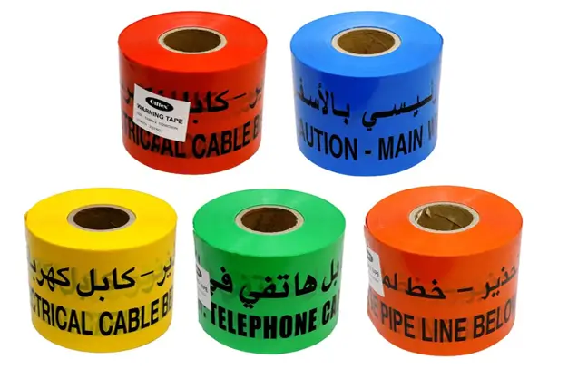 Detectable & non detectable warning tape UAE - Nadtex