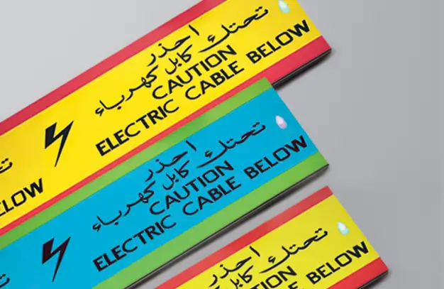 Underground Cable protection cover tiles UAE - Nadtex